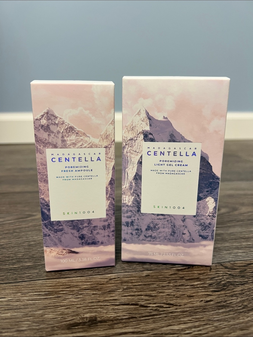 Madagascar Centella Poremizing duo - Fresh Ampolue and Light Gel Cream
